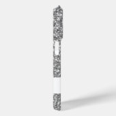 Coques Case-Mate iPhone Parties scintillant Argent Faux Motif ressemblant (Verso / Droite)