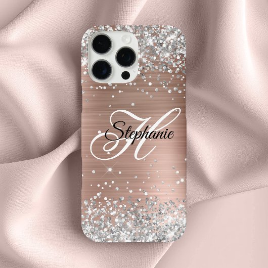 Coques Case-Mate iPhone Parties scintillant argent Rose or huile Fancy Mon