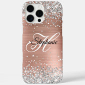 Coques Case-Mate iPhone Parties scintillant argent Rose or huile Fancy Mon (Verso)