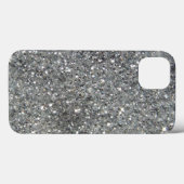 Coques Case-Mate iPhone Parties scintillant argentée stylé (Verso (horizontal))