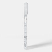 Coques Case-Mate iPhone Parties scintillant blanche (Verso / Droite)