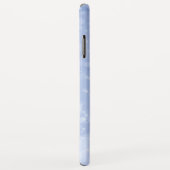 Coques Case-Mate iPhone Parties scintillant Bleu Bokeh Sparkly Monogram (Dos/Droite)