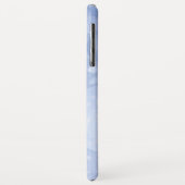 Coques Case-Mate iPhone Parties scintillant Bleu Bokeh Sparkly Monogram (Dos/Gauche)