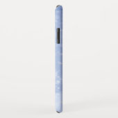 Coques Case-Mate iPhone Parties scintillant Bleu Bokeh Sparkly Monogram (Dos/Droite)