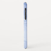 Coques Case-Mate iPhone Parties scintillant Bleu Bokeh Sparkly Monogram (Dos/Gauche)