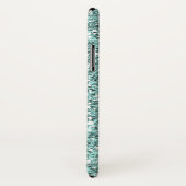 Coques Case-Mate iPhone Parties scintillant bleu clair personnalisée avec  (Dos/Droite)