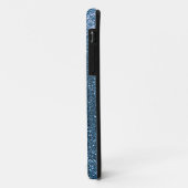 Coques Case-Mate iPhone Parties scintillant bleu foncé (Dos/Gauche)