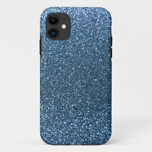 Coques Case-Mate iPhone Parties scintillant bleu foncé (Dos)