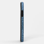 Coques Case-Mate iPhone Parties scintillant bleu foncé (Dos/Droite)