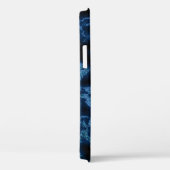 Coques Case-Mate iPhone Parties scintillant bleue (Verso / Droite)