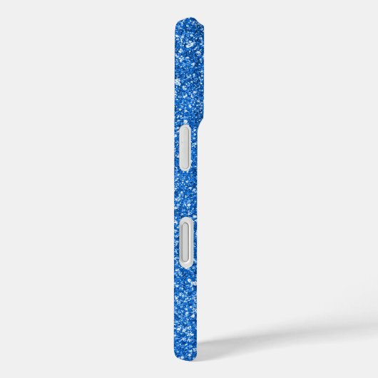 Coques Case-Mate iPhone Parties scintillant bleue (Verso / Droite)