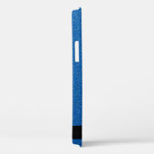 Coques Case-Mate iPhone Parties scintillant bleue, Arrière - plan Parties  (Verso / Droite)