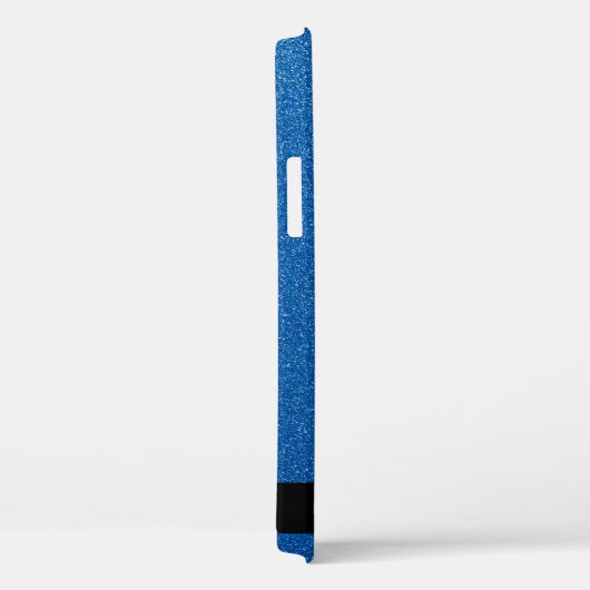 Coques Case-Mate iPhone Parties scintillant bleue, Arrière - plan Parties  (Verso / Droite)