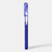 Coques Case-Mate iPhone Parties scintillant Bleue Profond Lecteurs Signatu (Verso / Gauche)
