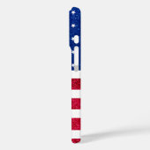Coques Case-Mate iPhone Parties scintillant Bleue Rouge Drapeau Patriotiqu (Verso / Gauche)