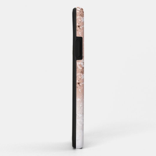 Coques Case-Mate iPhone Parties scintillant Blush Rose Gold Future Mme Bri (Dos/Droite)