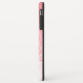 Coques Case-Mate iPhone Parties scintillant Blush Rose Rose Or Script Mono (Dos/Gauche)