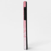 Coques Case-Mate iPhone Parties scintillant Blush Rose Rose Or Script Mono (Dos/Gauche)