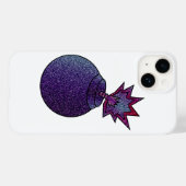 Coques Case-Mate iPhone Parties scintillant Bombe Galaxie (Verso (horizontal))
