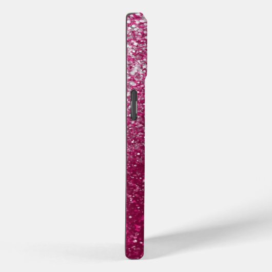 Coques Case-Mate iPhone Parties scintillant bourguignonne et argent (Verso / Droite)