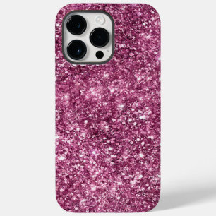 Coque Pour Pour iPhone 14 Pro Max Parties scintillant Boysenberry Pink Glitz