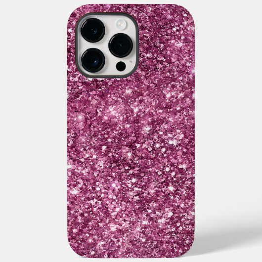 Coques Case-Mate iPhone Parties scintillant Boysenberry Pink Glitz (Verso)