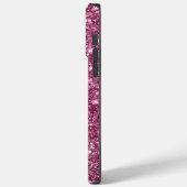 Coques Case-Mate iPhone Parties scintillant Boysenberry Pink Glitz (Verso / Gauche)