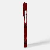 Coques Case-Mate iPhone Parties scintillant cardiaque scintille motif roug (Verso / Gauche)
