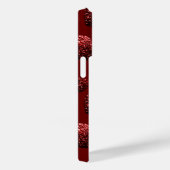 Coques Case-Mate iPhone Parties scintillant cardiaque scintille motif roug (Verso / Droite)