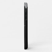 Coques Case-Mate iPhone Parties scintillant Chic Silver Driver Nom du mono (Dos/Gauche)