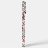 Coques Case-Mate iPhone Parties scintillant d'argent Red Metallic Girl Sig (Verso / Droite)