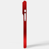 Coques Case-Mate iPhone Parties scintillant d'argent Red Metallic Girl Sig (Verso / Gauche)