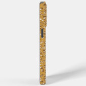 Coques Case-Mate iPhone Parties scintillant de glam or Leopard (Verso / Droite)