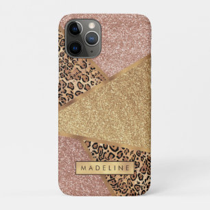 Case-Mate iPhone Case Parties scintillant de Motif de  Leopard Rose géo