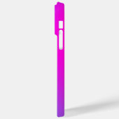 Coques Case-Mate iPhone Parties scintillant de néon rose violet Nom person (Verso / Gauche)