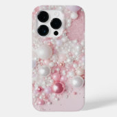Coques Case-Mate iPhone Parties scintillant de perle rose Glam Bling (Verso)