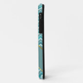 Coques Case-Mate iPhone Parties scintillant d'eau Chevron Motif (Dos/Gauche)