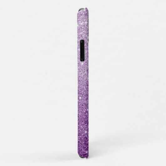Coques Case-Mate iPhone Parties scintillant d'éclaboussure violette Ombre  (Dos/Droite)