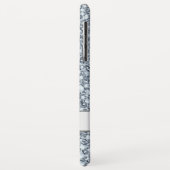 Coques Case-Mate iPhone Parties scintillant Diamants croisés en argent (Dos/Gauche)