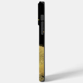 Coques Case-Mate iPhone Parties scintillant d'or Aquarelle Luxe (Verso / Gauche)