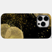 Coques Case-Mate iPhone Parties scintillant d'or Aquarelle Luxe (Verso (horizontal))