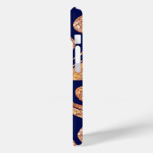 Coques Case-Mate iPhone Parties scintillant D'Or Bleu Marine Et Rose Zebra (Verso / Gauche)