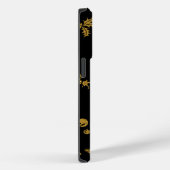Coques Case-Mate iPhone Parties scintillant d'or Joyeux Noël, Père Noël (Verso / Droite)