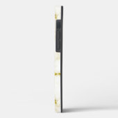 Coques Case-Mate iPhone Parties scintillant d'or marbre personnalisé (Verso / Gauche)