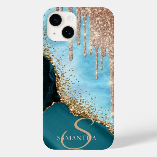 Coques Case-Mate iPhone Parties scintillant d'or Parties scintillant en ma (Verso)