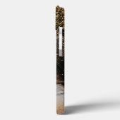 Coques Case-Mate iPhone Parties scintillant d'or personnalisé Couple photo (Verso / Gauche)