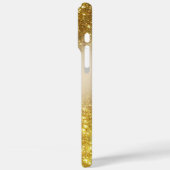 Coques Case-Mate iPhone parties scintillant d'or personnalisé iPhone / coq (Verso / Gauche)