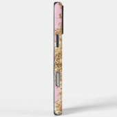Coques Case-Mate iPhone Parties scintillant d'or rose fille (Verso / Droite)
