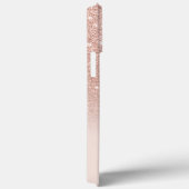 Coques Case-Mate iPhone Parties scintillant d'or rose fillette ombre scint (Verso / Droite)