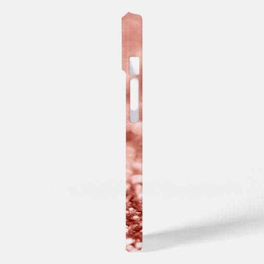 Coques Case-Mate iPhone Parties scintillant d'or Rose personnalisée (Verso / Gauche)